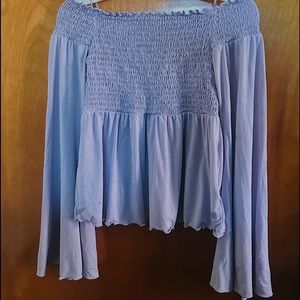 Off the Shoulder, Wide Long Sleeve, Top